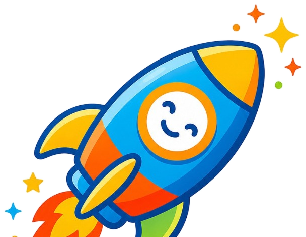 Rocketty 3D Mascot